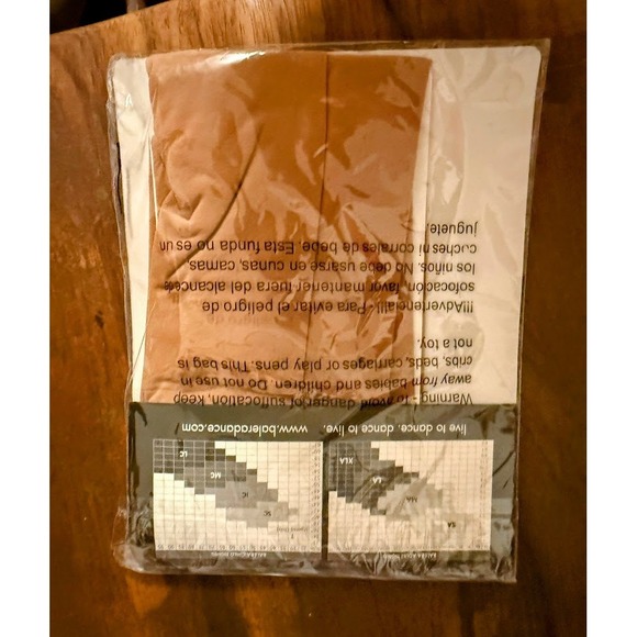 Balera Dancewear Suntan L Stirrup Tights NEW - Picture 2 of 2